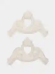 Белый уголок и молдинг