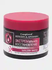 Compliment КЕРАТИН & АРГИНИН Бальзам-маска экстремальное восстановление, 300 мл