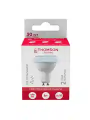 Лампочка светодиодная THOMSON TH-B2327 8 Вт, GU10, MR16, полусфера, 6500K холодный свет