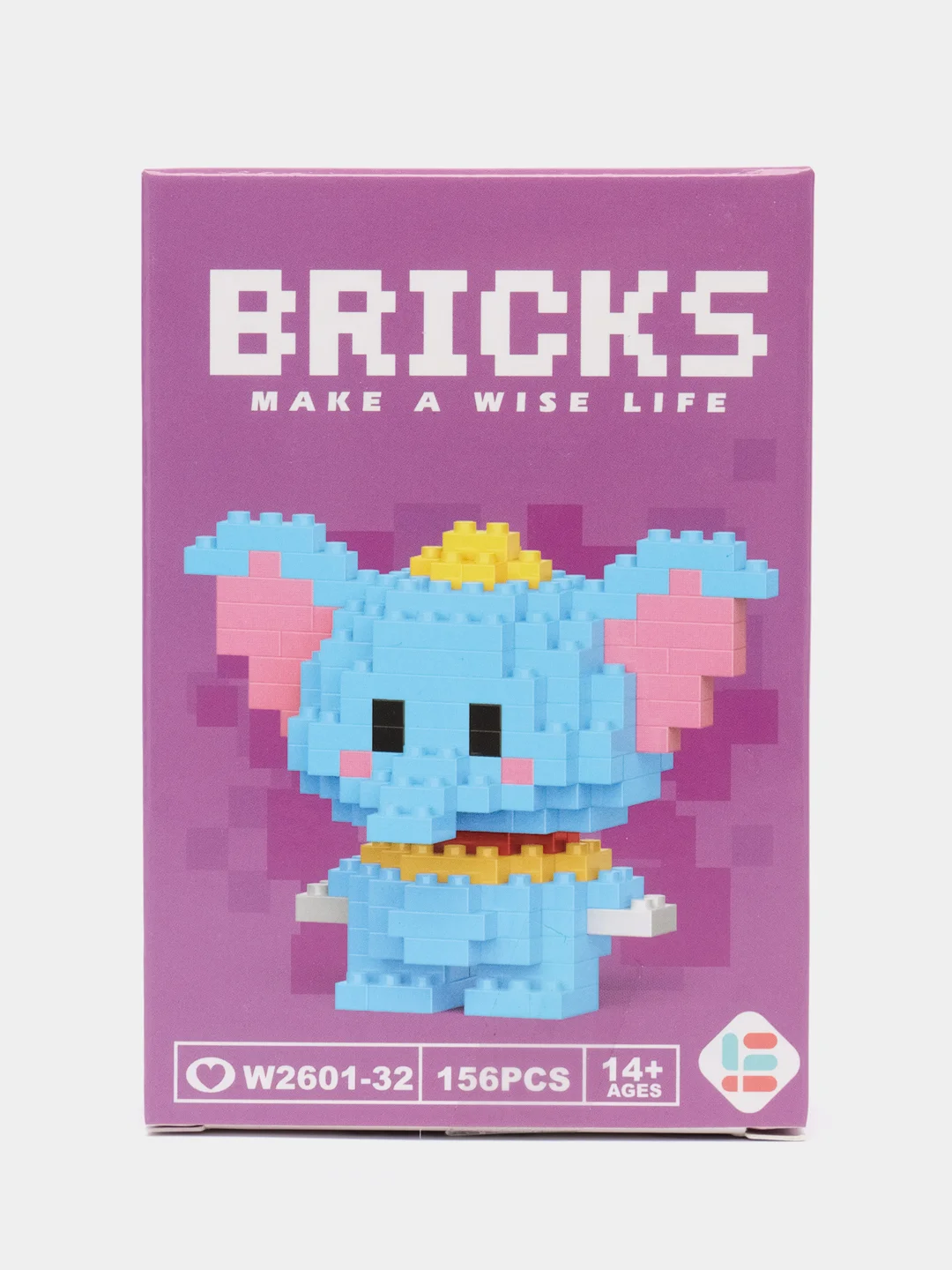 Синий детский 3D конструктор, игрушка развивающая