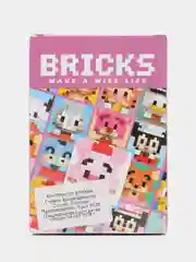 Сиреневый детский 3D конструктор, игрушка развивающая