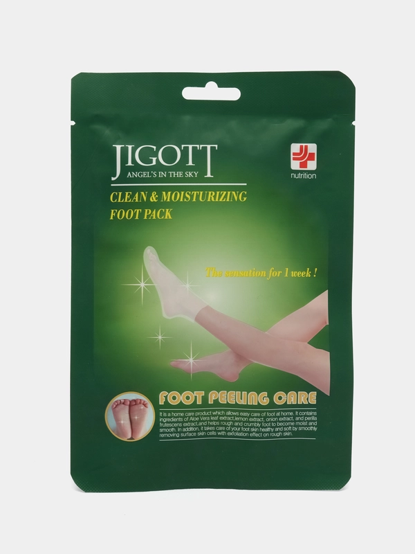 Пилинг - носочки ,маска для ног ,Clean&Moisturizing Foot Pack.Jigott