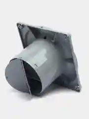 Вытяжной вентилятор 100 125 с обратным клапаном серый в кухню ванную RIO С Dark gray metal