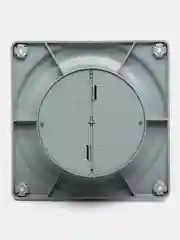 Вытяжной вентилятор 100 125 с обратным клапаном серый в кухню ванную RIO С Dark gray metal