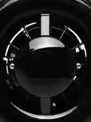 Вытяжной вентилятор 100 125 с обратным клапаном черный в кухню ванную  RIO С Obsidian