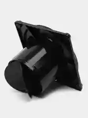 Вытяжной вентилятор 100 125 с обратным клапаном черный в кухню ванную  RIO С Obsidian