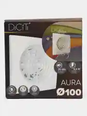 Вытяжной вентилятор 100 125 AURA C Ivory бесшумный с обратным клапаном слоновая кость