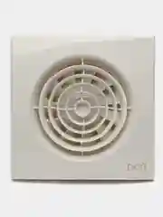 Вытяжной вентилятор 100 125 AURA C Ivory бесшумный с обратным клапаном слоновая кость