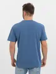 Голубой футболка с принтом