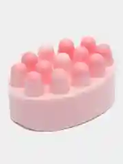 Кораллово-розовый мыло-скраб массажное, ручной работы, 130 гр