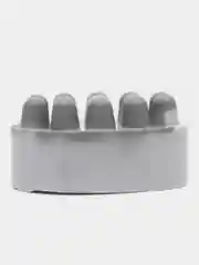 Серый меланж мыло-скраб массажное, ручной работы, 130 гр
