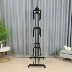 Сушилка для белья черная напольная вертикальная для дома