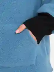 Синий женское худи