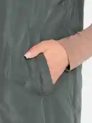 Зелёный хаки жилет утепленный, жилетка женская оверсайз