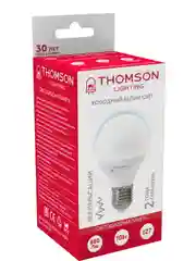 Лампочка светодиодная THOMSON TH-B2320 10 Вт, E27, шар, 6500K холодный белый свет
