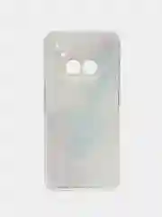 Ледяной силиконовый чехол на Nothing Phone 2a /Нотинг Фон 2а прозрачный, с рисунком, защита камеры