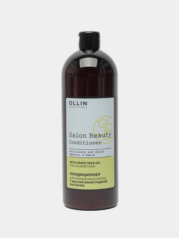 Кондиционер для окрашенных волос с маслом виноградной косточки "OLLIN PROFESSIONAL"  1 л
