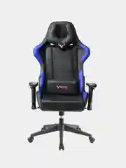 Синий кресло компьютерное игровое "Бюрократ" Zombie Viking 5 Aero