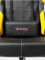 Желтый кресло компьютерное игровое "Бюрократ" Zombie Viking 5 Aero