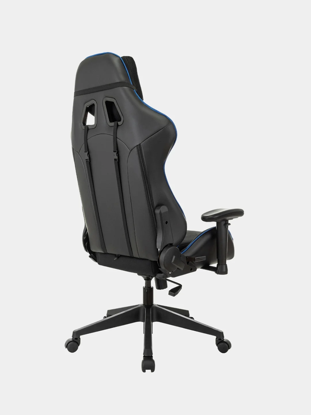 Синий кресло компьютерное игровое "Бюрократ" Zombie Viking 4 Aero