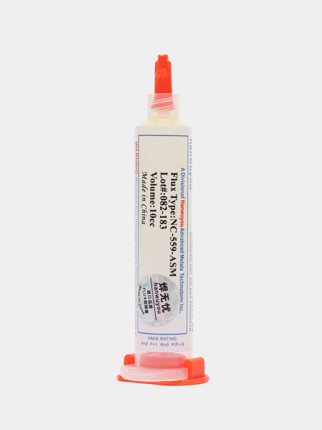 Флюс для пайки NC-559-AMS с поршнем и иглой