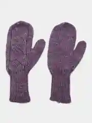 Фиолетовый варежки