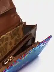 Синий кошелек женский