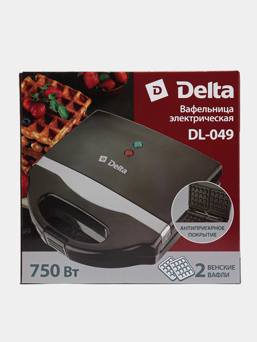 Вафельница электрическая Delta DL-049 "Венская"