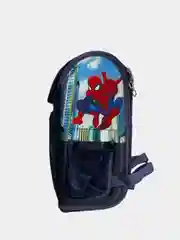 Черный школьный портфель "Человек паук"