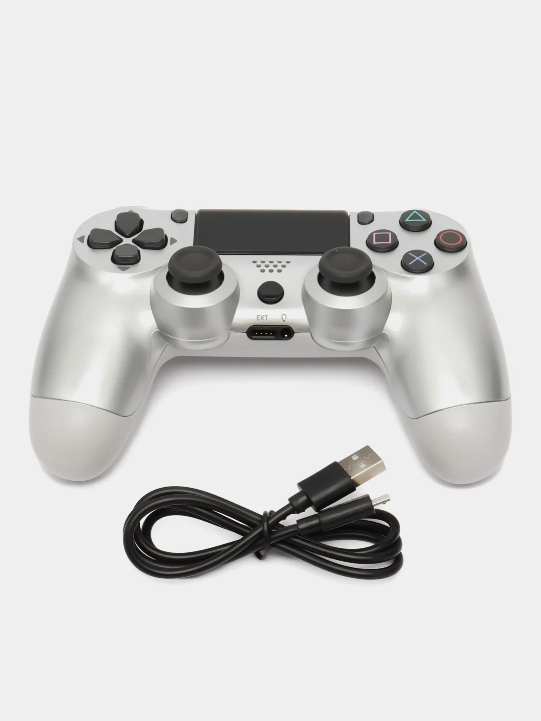 Серебряный геймпад для Playstation4