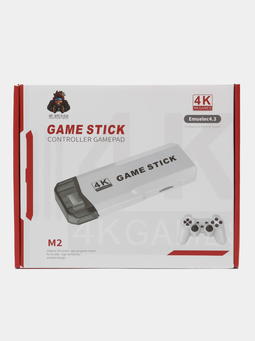 Игровая приставка для телевизора Game Stick M2 4K (20000+ игр, поддержка 23  консолей) за 3645 ₽ купить в интернет-магазине ПСБ Маркет от Промсвязьбанка