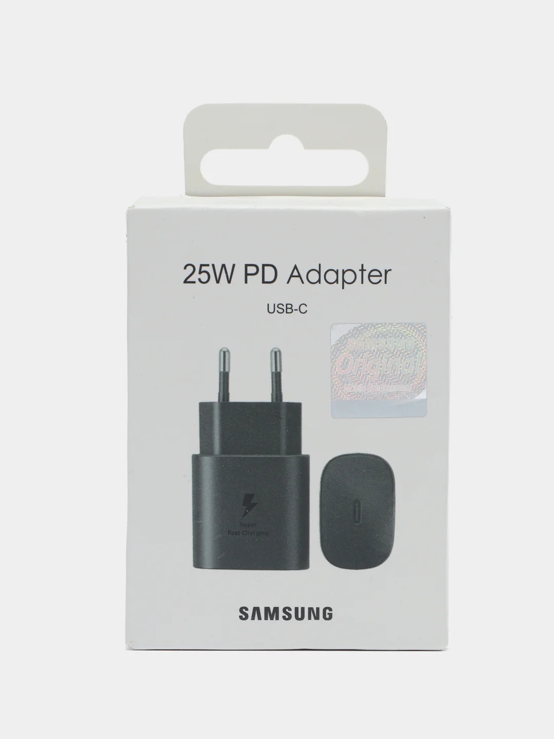 Белый сетевое зарядное устройство для Samsung 25W USB-C