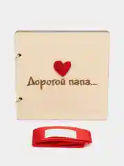 Золотистый хаки деревянная открытка беременность, ты станешь бабушкой, дедушкой, папой, прабабушкой