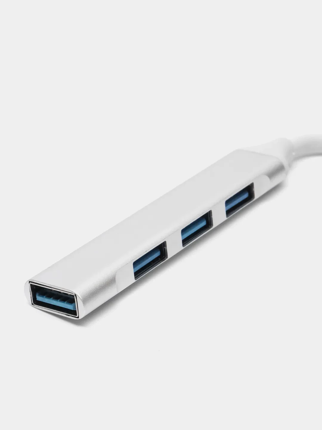 Белый usb-хаб, разветвитель на 4 порта, Type-C, переходник Hub 3.0, концентратор
