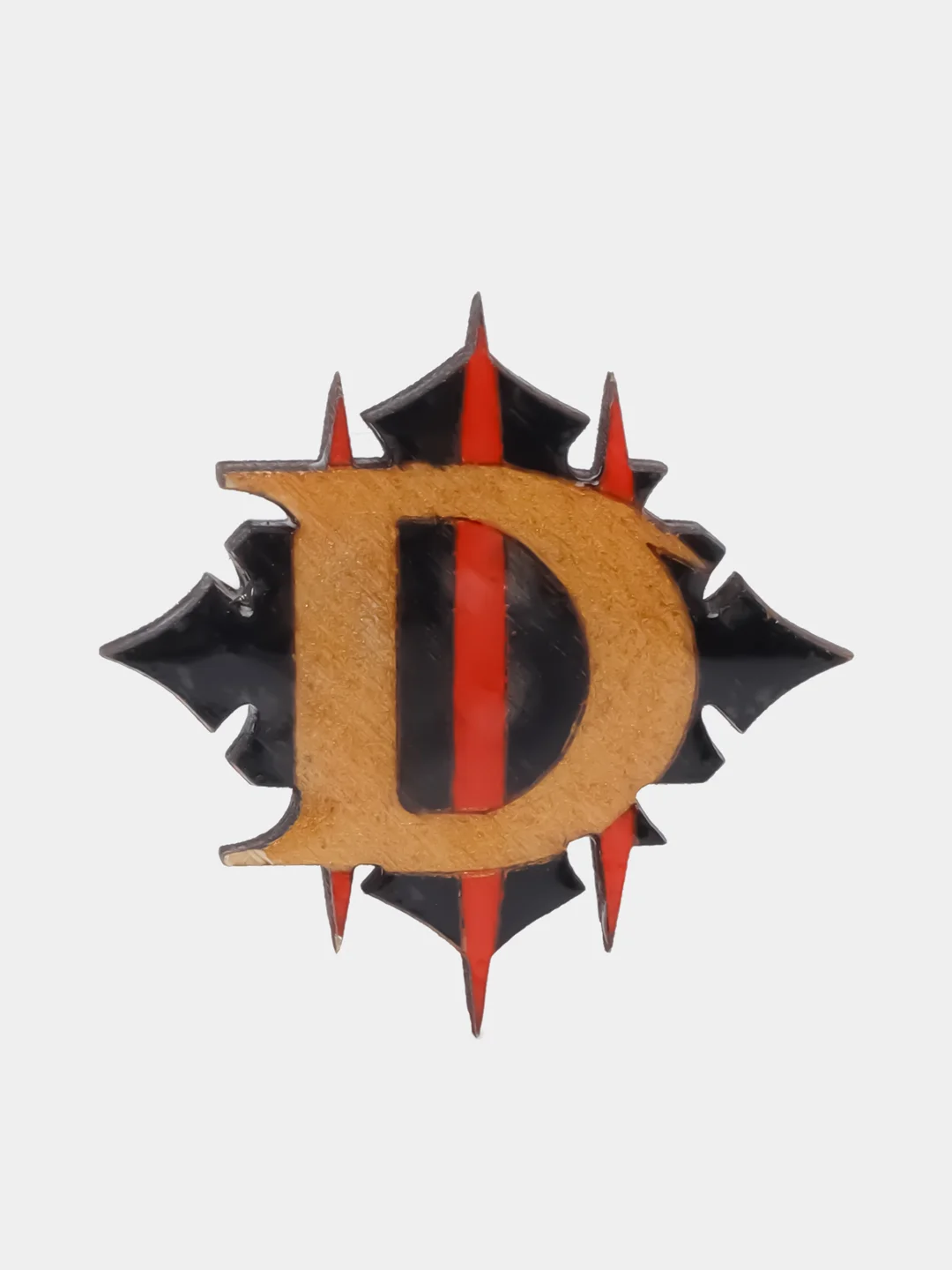 Желтый значки, броши, пины деревянные Dota, World of Tanks, Diablo, CS