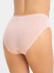 Розовый трусы с сердечком, бесшовные, one size 42-48