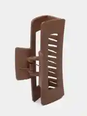Бежевый заколка - краб матовая 10,5 см, 4 цвета