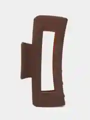 Коричневый заколка - краб матовая 10,5 см, 4 цвета