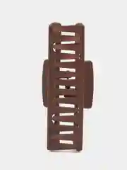 Коричневый заколка - краб матовая 10,5 см, 4 цвета