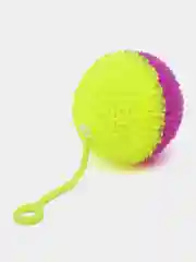 Черный мячик светящийся , попрыгун мягкий