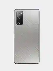 Серебряный защитная пленка для Samsung Galaxy S20 FE под карбон на заднюю часть, назад Самсунг S20FE
