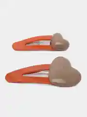 Оливковый заколки, 2 штуки
