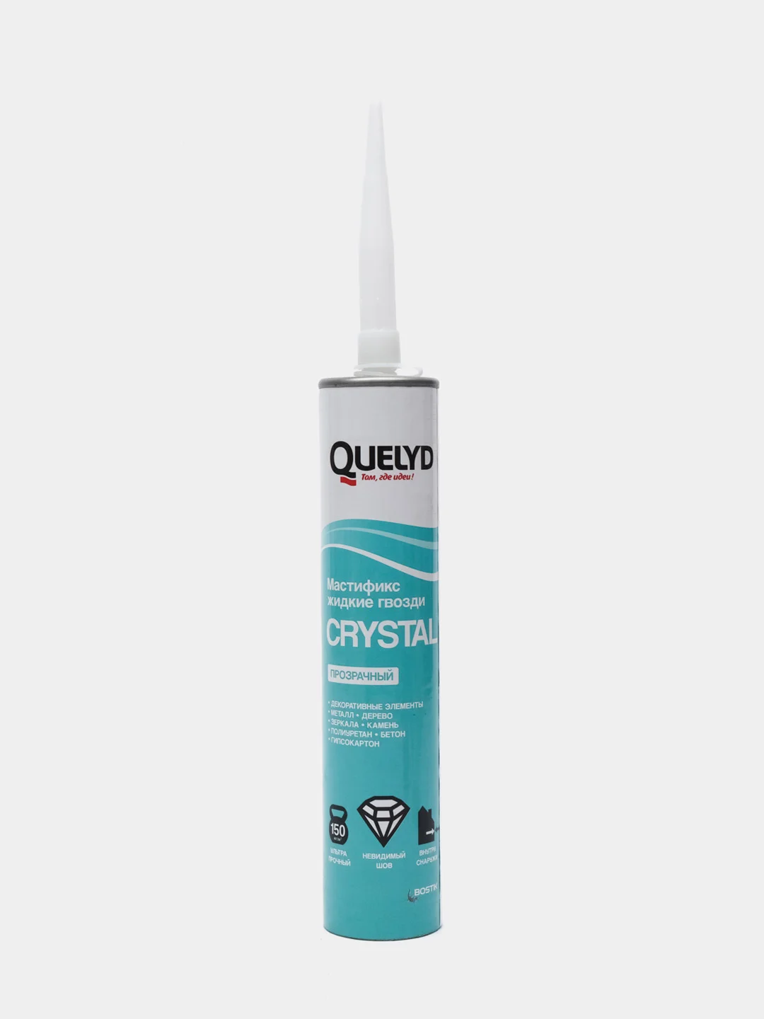 Прозрачный келид Mastifix Crystal, клей монтажный, прозрачный, 260 г