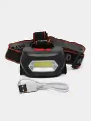 Налобный фонарь аккумуляторный, светодиодный, фонарик налобный USB BL-203-COB