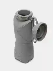 Розовый бутылка складная для воды, силиконовая ,с крышкой