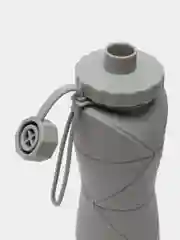 Розовый бутылка складная для воды, силиконовая ,с крышкой