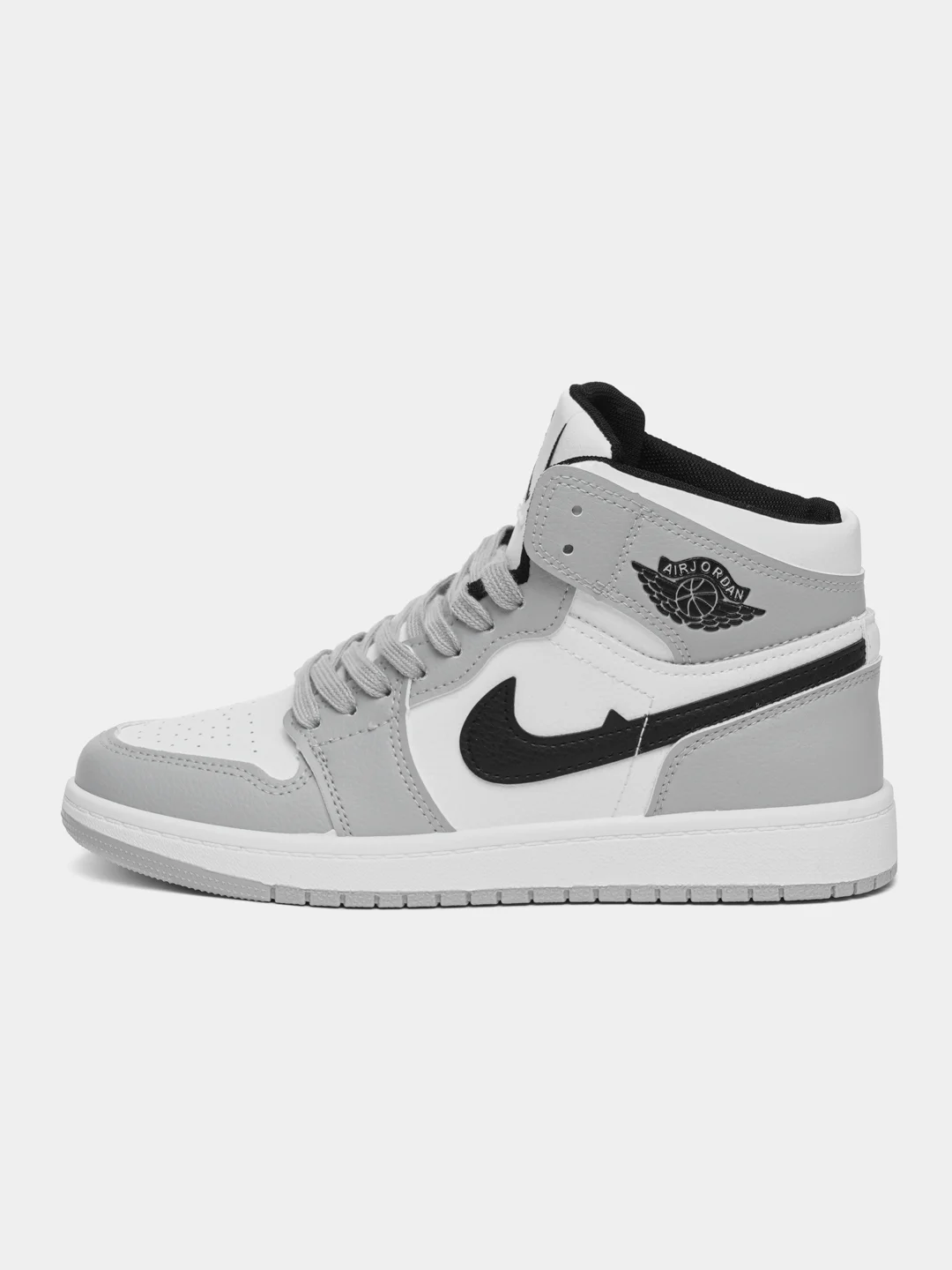 Серебряный кроссовки женские высокие Nike, Air Jordan