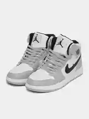 Серебряный кроссовки женские высокие Nike, Air Jordan
