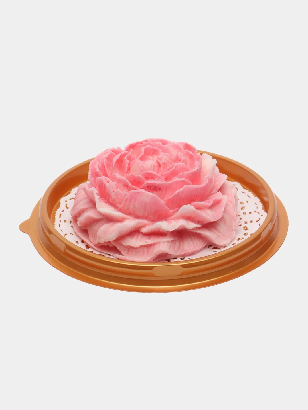 Коралловый меланж мыло-скраб массажное, ручной работы, 130 гр
