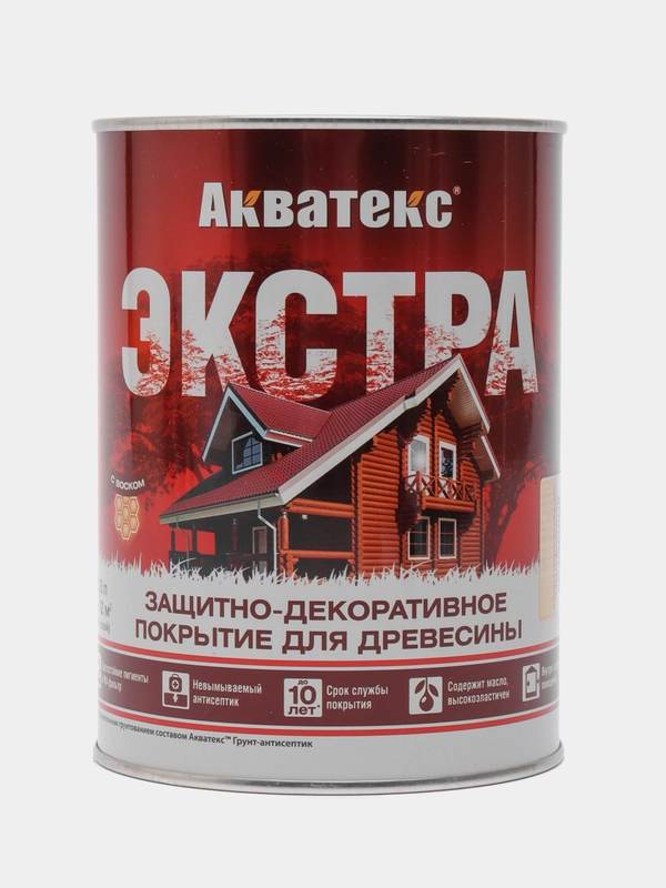 Акватекс Экстра, пропитка по дереву, цвет Бесцветный, 0,8 л